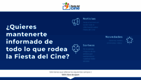 What Fiestadelcine.com website looked like in 2020 (4 years ago)