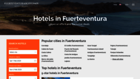 What Fuerteventurahotelsmix.com website looked like in 2020 (4 years ago)