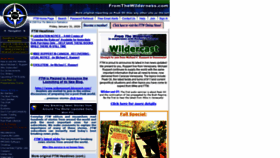 What Fromthewilderness.net website looked like in 2020 (4 years ago)