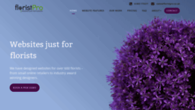 What Floristpro.co.uk website looked like in 2020 (4 years ago)