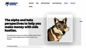 What Financialwolves.com website looked like in 2020 (4 years ago)