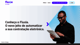 What Fluxia.com.br website looked like in 2020 (4 years ago)