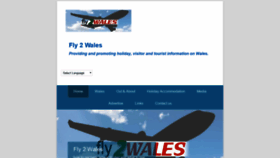 What Fly2wales.co.uk website looked like in 2020 (4 years ago)