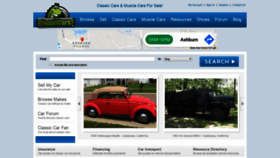 What Fossilcars.com website looked like in 2020 (4 years ago)