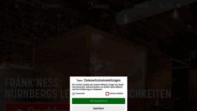 What Fraenkness.de website looked like in 2020 (5 years ago)