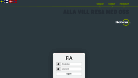 What Fia.nobina.se website looked like in 2020 (4 years ago)