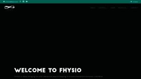 What Fhysio.com website looked like in 2020 (4 years ago)