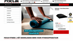 What Focusfitness.nl website looked like in 2020 (4 years ago)