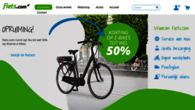 What Fiets.com website looked like in 2020 (4 years ago)