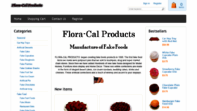 What Floracal.com website looked like in 2020 (4 years ago)