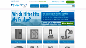 What Fridgefilters.com website looked like in 2020 (4 years ago)