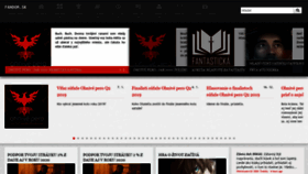 What Fandom.sk website looked like in 2020 (4 years ago)