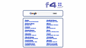 What F4.com website looked like in 2020 (4 years ago)