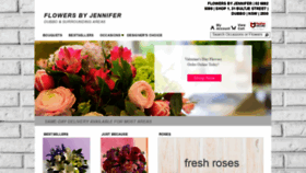 What Flowersbyjennifer.com.au website looked like in 2020 (4 years ago)