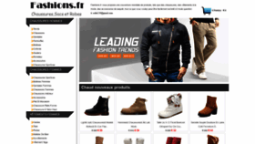 What Fashions.fr website looked like in 2020 (4 years ago)
