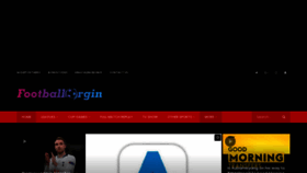 What Footballorgin.com website looked like in 2020 (4 years ago)