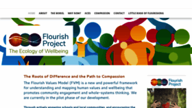 What Flourishproject.net website looked like in 2020 (4 years ago)