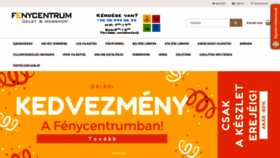 What Fenycentrum.hu website looked like in 2020 (4 years ago)
