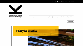 What Fabrykasilesia.pl website looked like in 2020 (4 years ago)