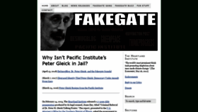 What Fakegate.org website looked like in 2020 (4 years ago)