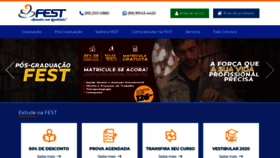 What Fest.edu.br website looked like in 2020 (4 years ago)