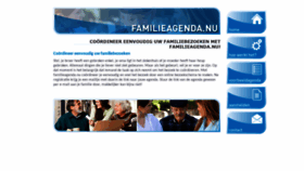 What Familieagenda.nu website looked like in 2020 (4 years ago)