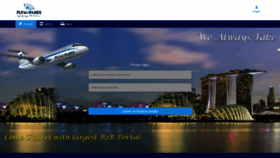 What Flyonfares.com website looked like in 2020 (4 years ago)