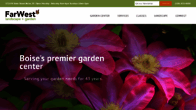 What Farwestgardencenter.net website looked like in 2020 (4 years ago)