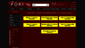 What Foki.cz website looked like in 2020 (4 years ago)