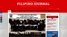 What Filipinojournal.com website looked like in 2020 (4 years ago)
