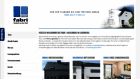 What Fabri.lu website looked like in 2020 (4 years ago)