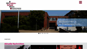 What Friedensschule.de website looked like in 2020 (4 years ago)