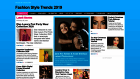 What Fashionstylestrend.com website looked like in 2020 (4 years ago)