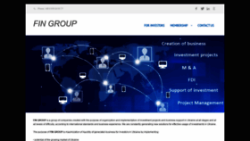 What Fingroup.org website looked like in 2020 (4 years ago)