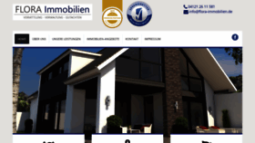What Flora-immobilien.de website looked like in 2020 (4 years ago)