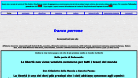 What Francoperrone.it website looked like in 2020 (4 years ago)