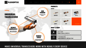 What Flexoptix.net website looked like in 2020 (6 years ago)