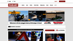 What Folkbladet.nu website looked like in 2020 (4 years ago)