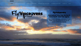 What Flyvoiceovers.com website looked like in 2020 (4 years ago)