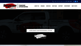 What Freshcoatpaintersfranchise.com website looked like in 2020 (4 years ago)