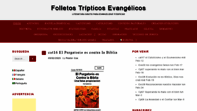 What Folletosytratados.com website looked like in 2020 (5 years ago)