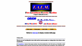 What Faem.com website looked like in 2020 (4 years ago)