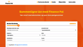 What Financepal.no website looked like in 2020 (4 years ago)