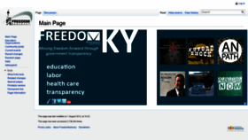 What Freedomkentucky.org website looked like in 2020 (4 years ago)