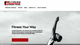 What Fitness-resources.com website looked like in 2020 (4 years ago)