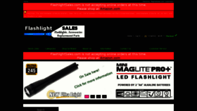 What Flashlightsales.com website looked like in 2020 (4 years ago)
