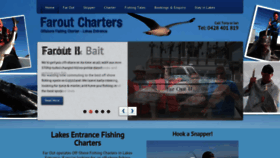 What Faroutcharters.com.au website looked like in 2020 (4 years ago)