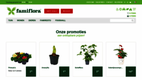 What Famiflora.be website looked like in 2020 (4 years ago)