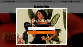 What Fashionbarnshop.com website looked like in 2020 (4 years ago)