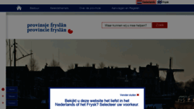 What Fryslan.frl website looked like in 2020 (4 years ago)